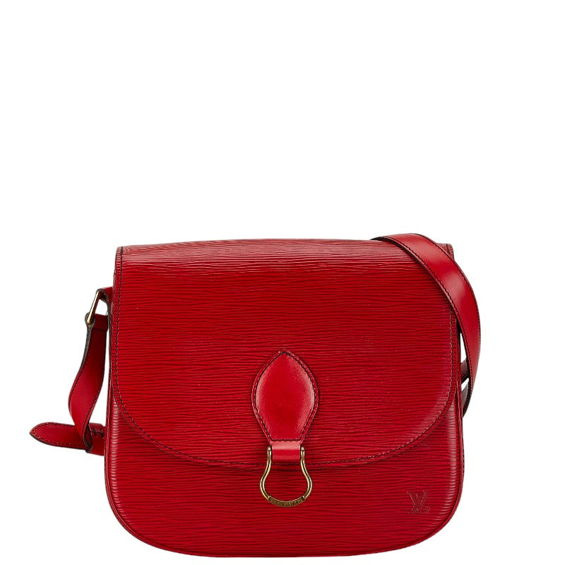 Louis Vuitton Epi Sac Souple M52197 Red Leather