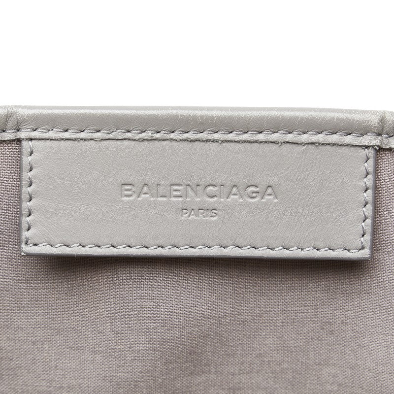 Balenciaga Canvas Leather Cabas S Tote Bag 339933 in Very Good Condition