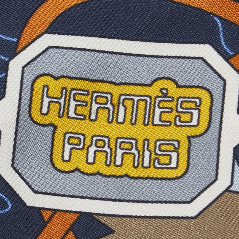 Hermes Silk Twilly Odyssey Scarf