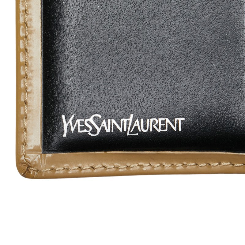 Yves Saint Laurent Leather Bifold Wallet in Very Good Condition