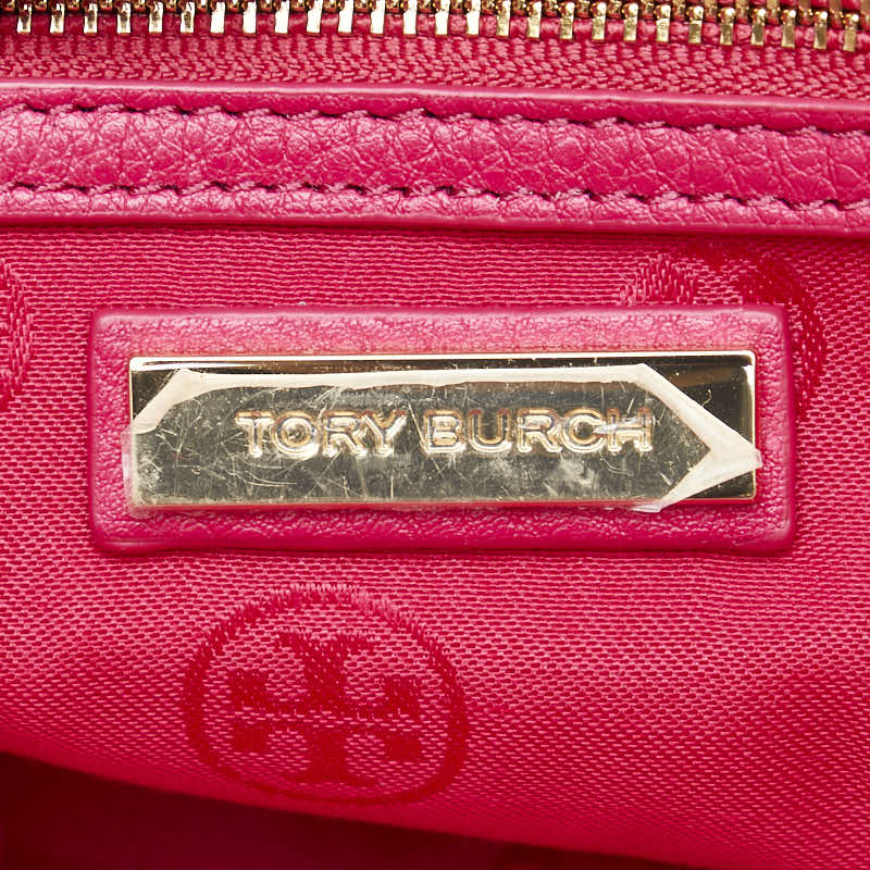 Tory Burch 2WAY Leather Handbag Pink in Very Good Condition