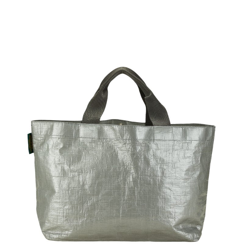 Herve Chapelier Vinyl Tote Bag S Gray Brown