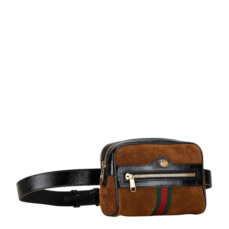 Gucci Ophidia GG Marmont Suede Waist Bag