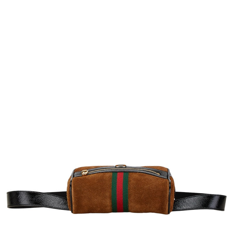 Gucci Ophidia GG Marmont Suede Waist Bag