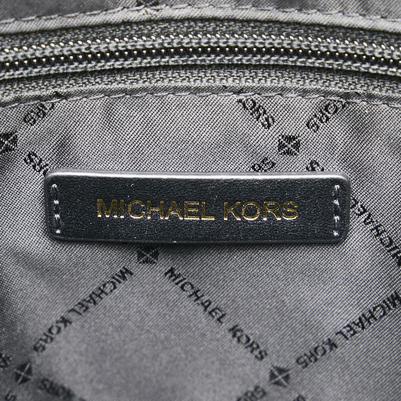 Michael Kors Canvas Leather Logo Tote Bag