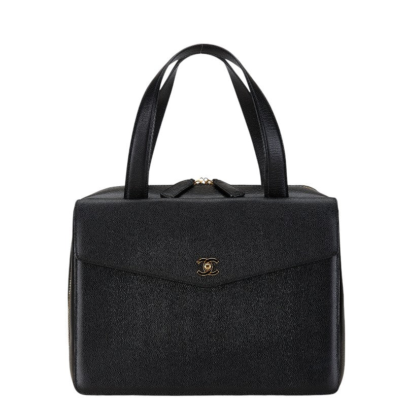 Chanel Caviar Skin Coco Mark Business Bag Briefcase