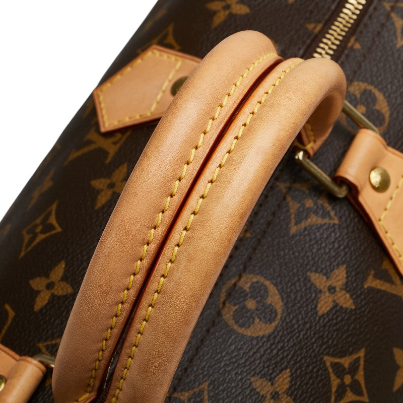 Louis Vuitton Monogram Speedy 30 Handbag M41526 Brown PVC Leather