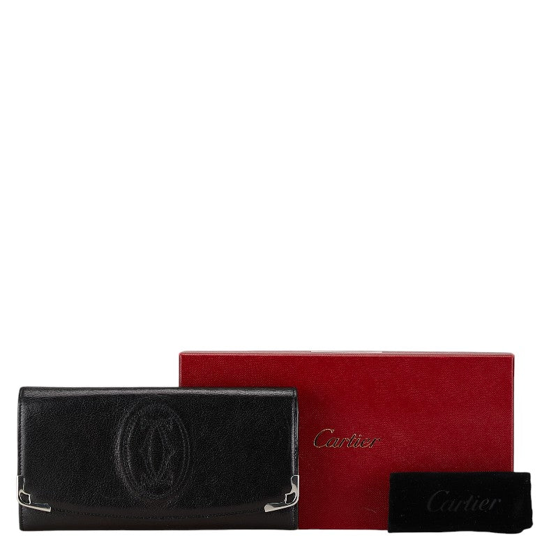 Cartier Marcello de Cartier Leather Long Wallet L3000911 in Very Good Condition