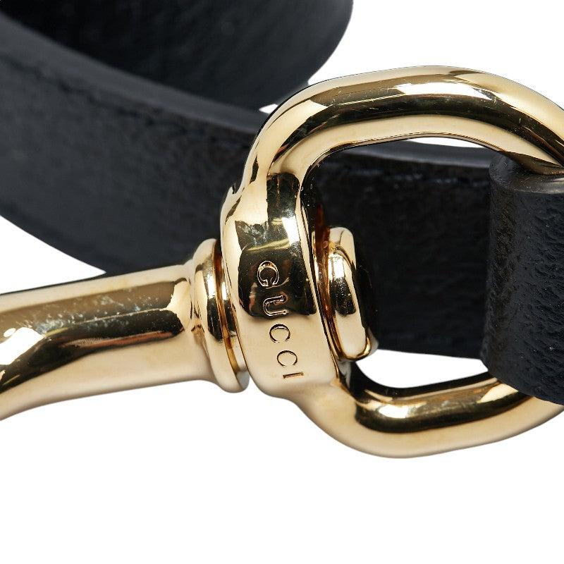 Gucci Leather Interlocking G Pet Lead Collar Set