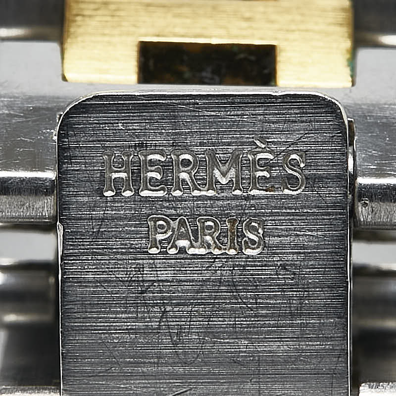 Hermes Clipper Quartz Watch Stainless Steel CL4.220 in Good Condition