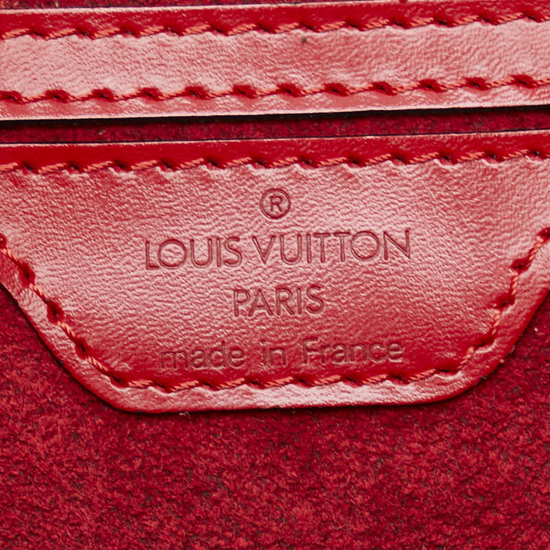 Louis Vuitton Epi Red Leather Handbag M52277