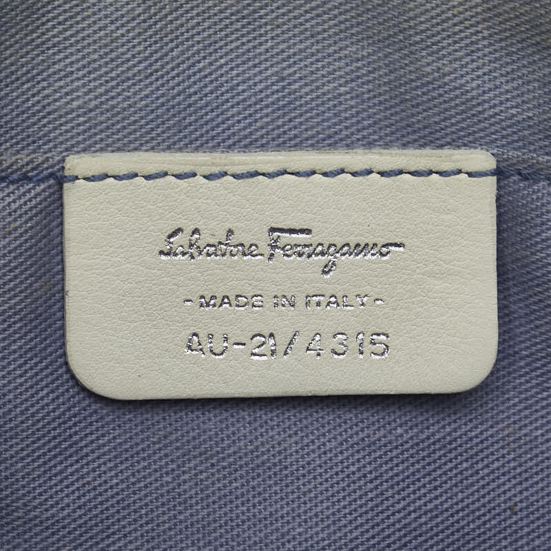 Salvatore Ferragamo Gancini Leather Shoulder Bag