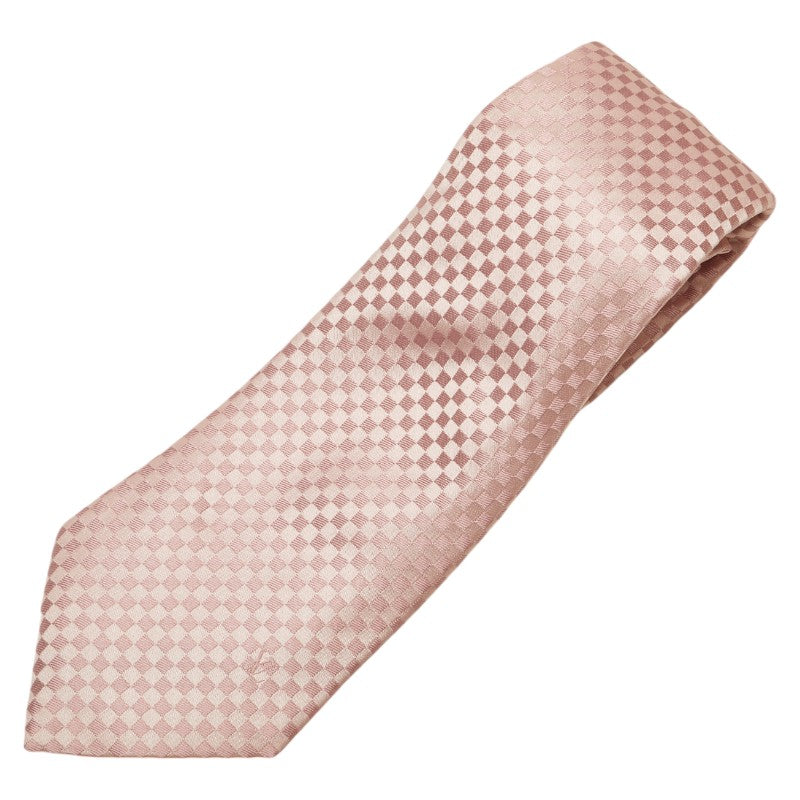 Louis Vuitton Silk Damier Petit Tie M74322 in Great Condition