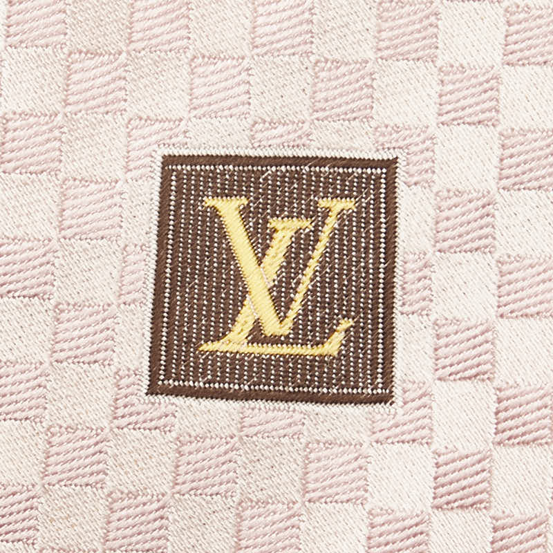 Louis Vuitton Silk Damier Petit Tie M74322 in Great Condition