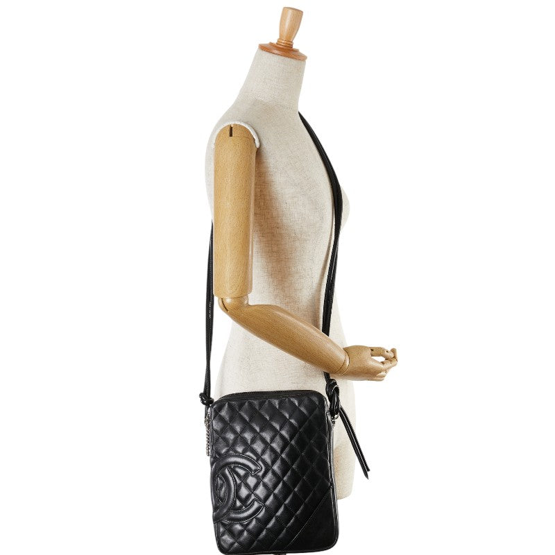 Chanel Cambon Quilted Leather Shoulder Bag