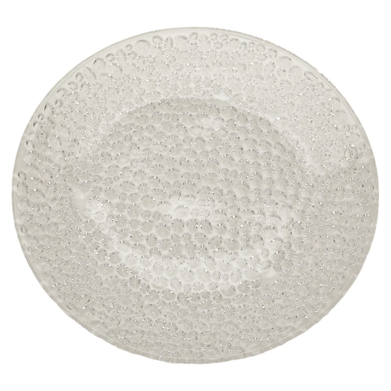 Tiffany & Co Cobblestone Glass Platter