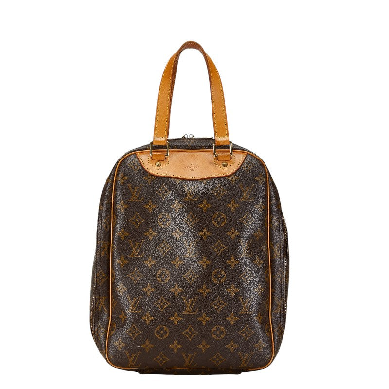 Louis Vuitton Monogram Excursion Handbag M41450 Brown PVC Leather in Very Good Condition