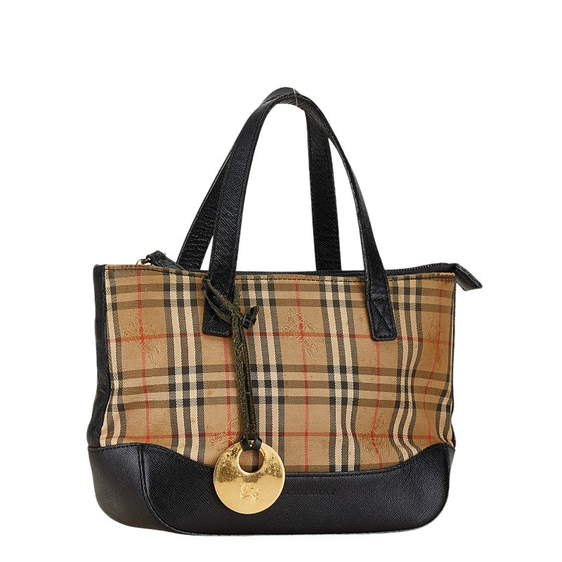 Burberry Nova Check Shadow Horse Handbag in Very Good Condition