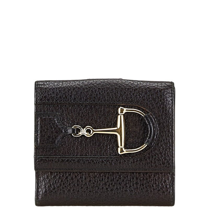 Gucci Leather Horsebit Bifold Wallet