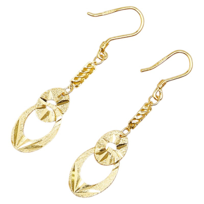 K24YG Yellow Gold Earrings in Great Condition