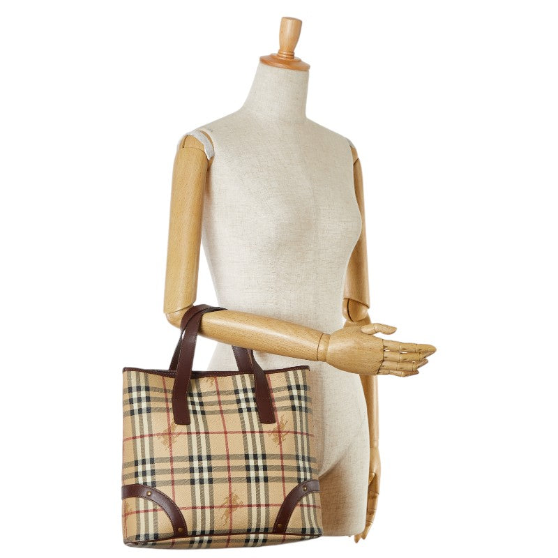 Burberry Nova Check Shadow Horse Tote Bag in Great Condition