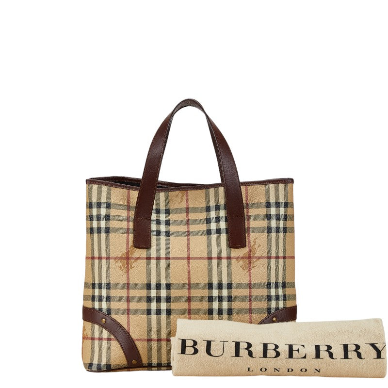 Burberry Nova Check Shadow Horse Tote Bag in Great Condition