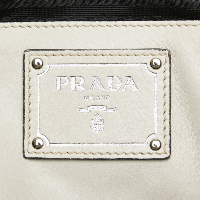 Prada Leather 2WAY Handbag Shoulder Bag BN2611