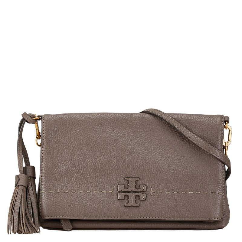 Tory Burch Leather Tassel Chain Shoulder Bag