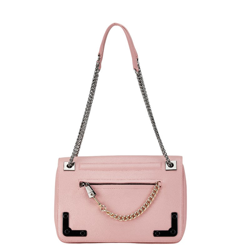 Furla Leather Handbag Chain Shoulder Bag