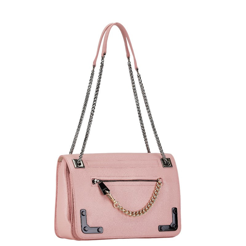 Furla Leather Handbag Chain Shoulder Bag