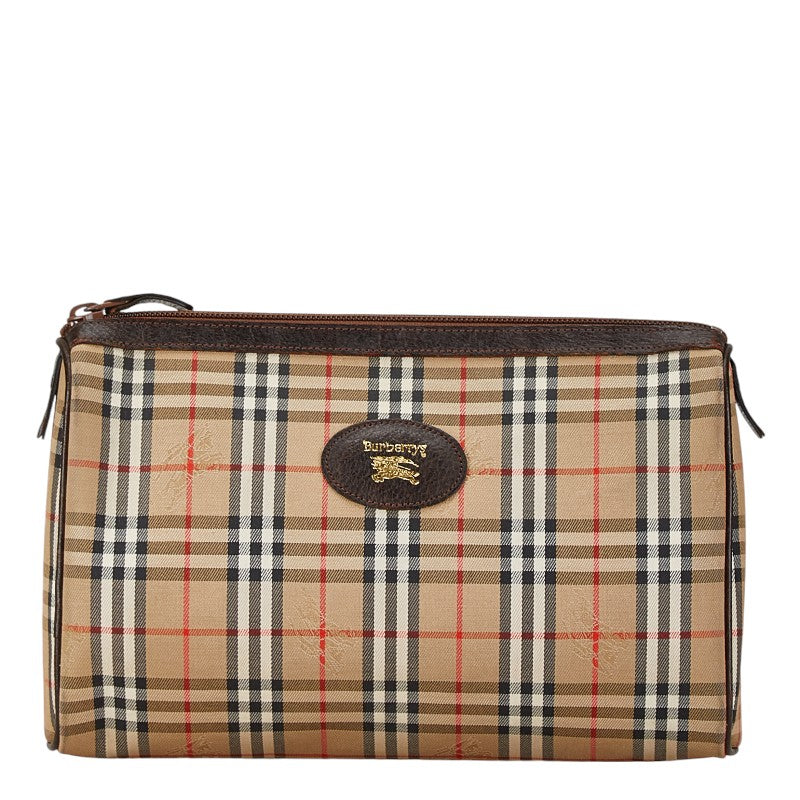 Burberry Nova Check Canvas Pouch in Very Good Condition