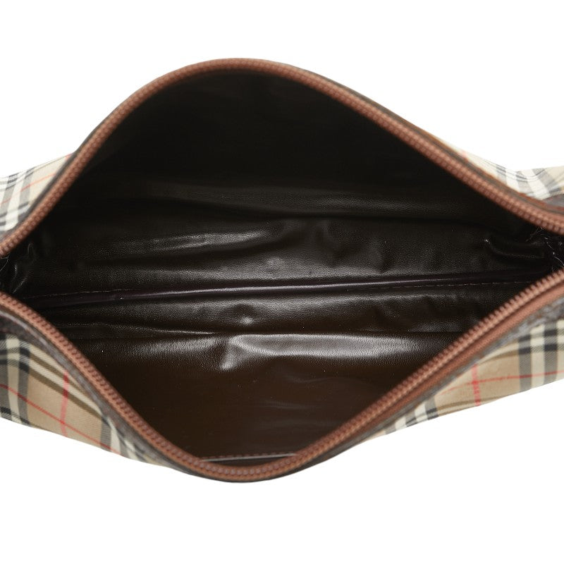 Burberry Nova Check Canvas Pouch in Very Good Condition