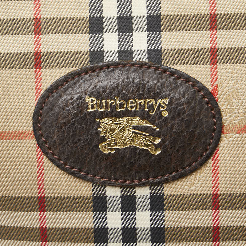 Burberry Nova Check Canvas Pouch in Very Good Condition