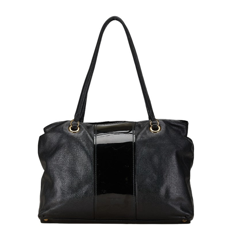 Salvatore Ferragamo Vara Leather Tote Bag