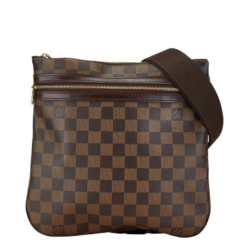 Louis Vuitton Damier Bosphore Shoulder Bag N51111 Brown PVC Leather in Very Good Condition