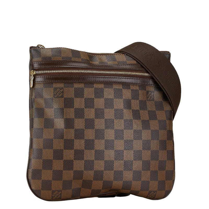 Louis Vuitton Damier Bosphore Shoulder Bag N51111 Brown PVC Leather in Very Good Condition