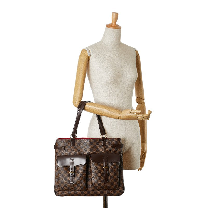 Louis Vuitton Damier Uzes Tote Bag N51128 Brown PVC Leather