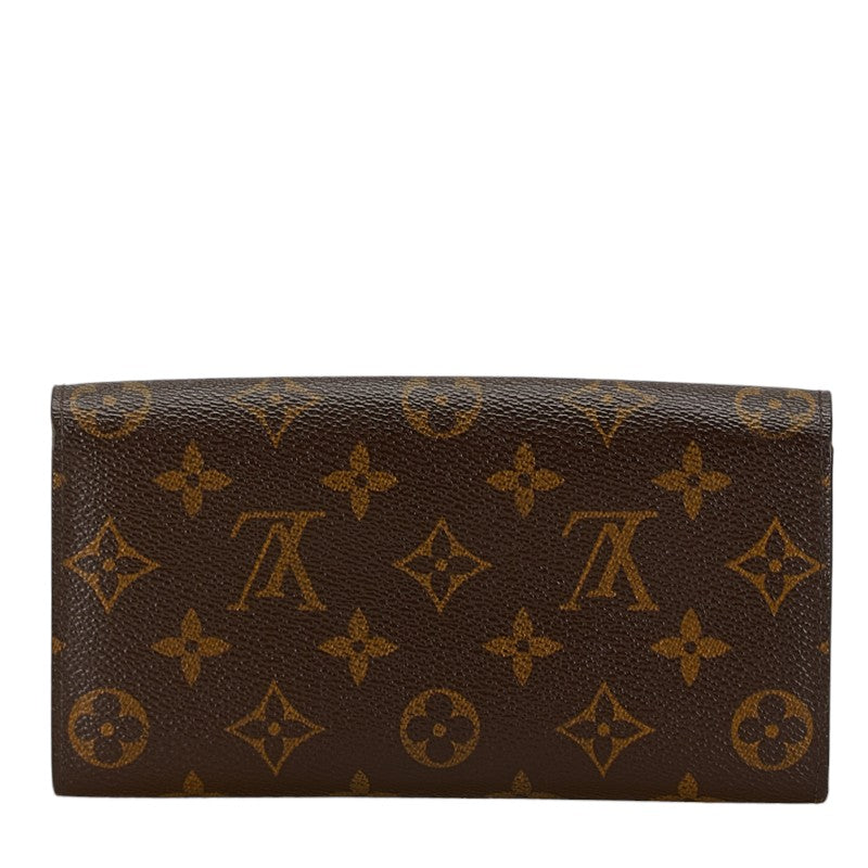 Louis Vuitton Monogram Sarah Wallet M61734 Brown PVC Leather