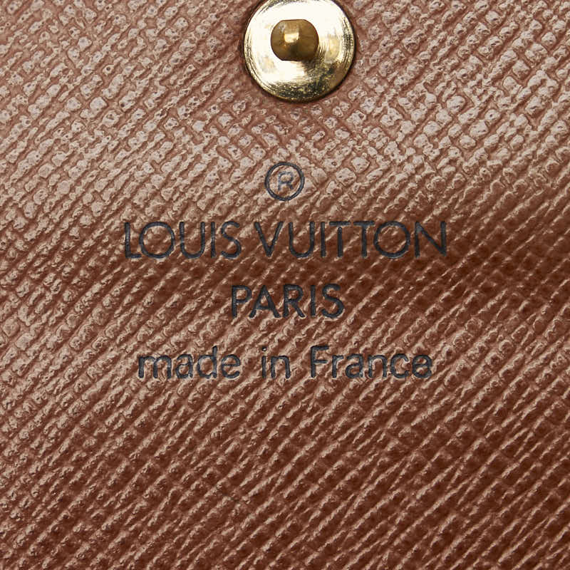 Louis Vuitton Monogram Sarah Wallet M61734 Brown PVC Leather