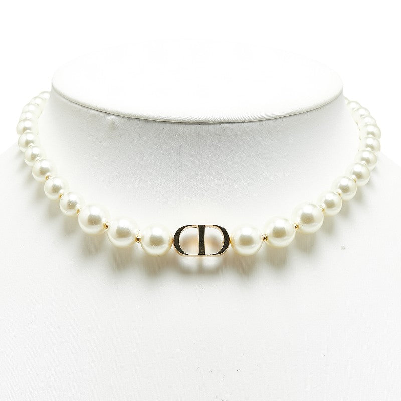 Dior 30 MONTAIGNE Resin Pearl Choker Necklace N1116MTGRS_D301 in Great Condition