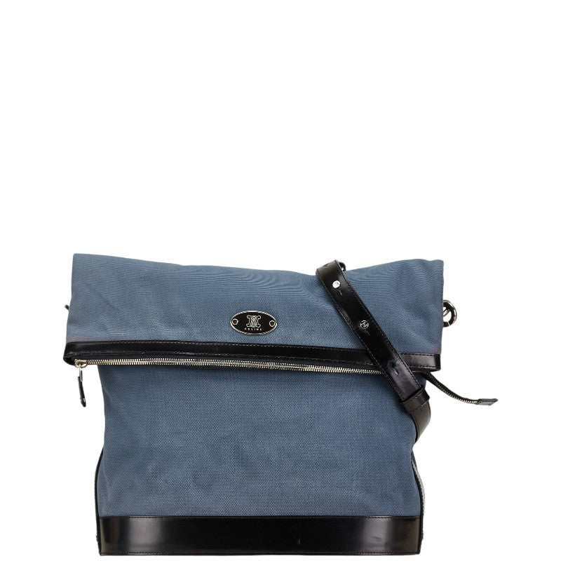 Celine Triomphe Canvas Leather Shoulder Bag