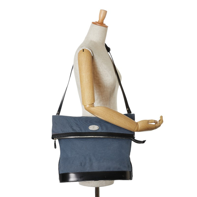 Celine Triomphe Canvas Leather Shoulder Bag