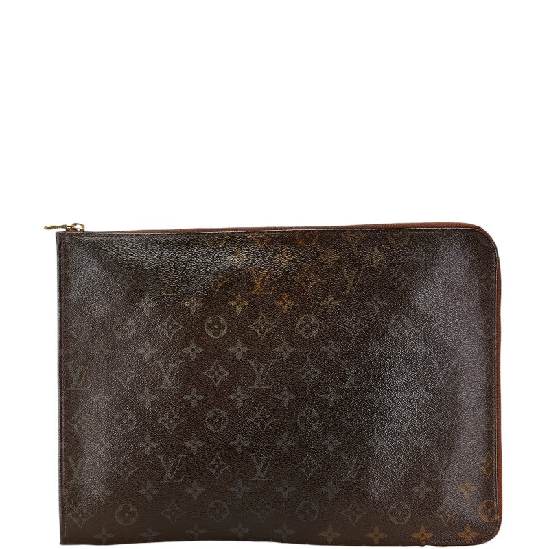 Louis Vuitton Monogram Clutch Bag PVC Leather M53456 in Very Good Condition