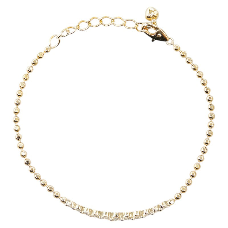 K18YG Yellow Gold Diamond 0.45ct Bracelet