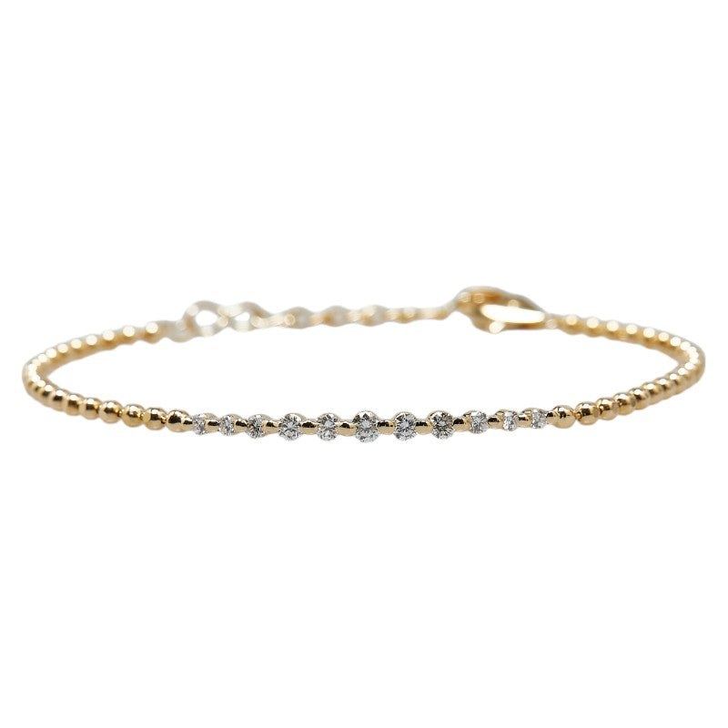 K18YG Yellow Gold Diamond 0.45ct Bracelet