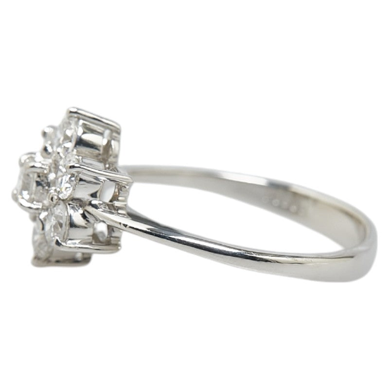 Pt900 Platinum Diamond 0.50ct Ring