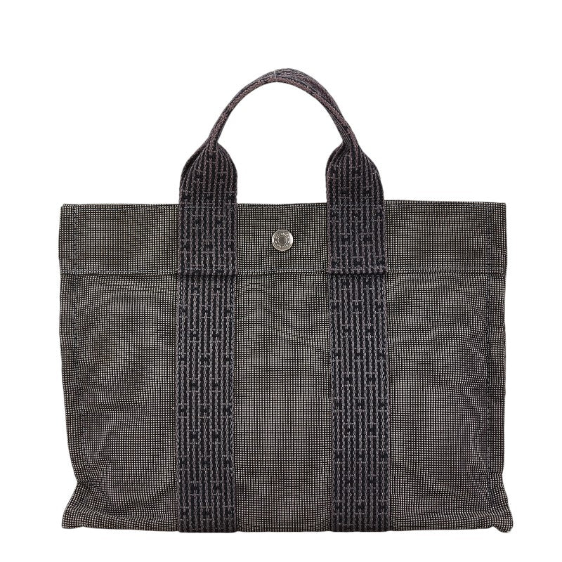 Hermes Herline PM Canvas Tote Bag