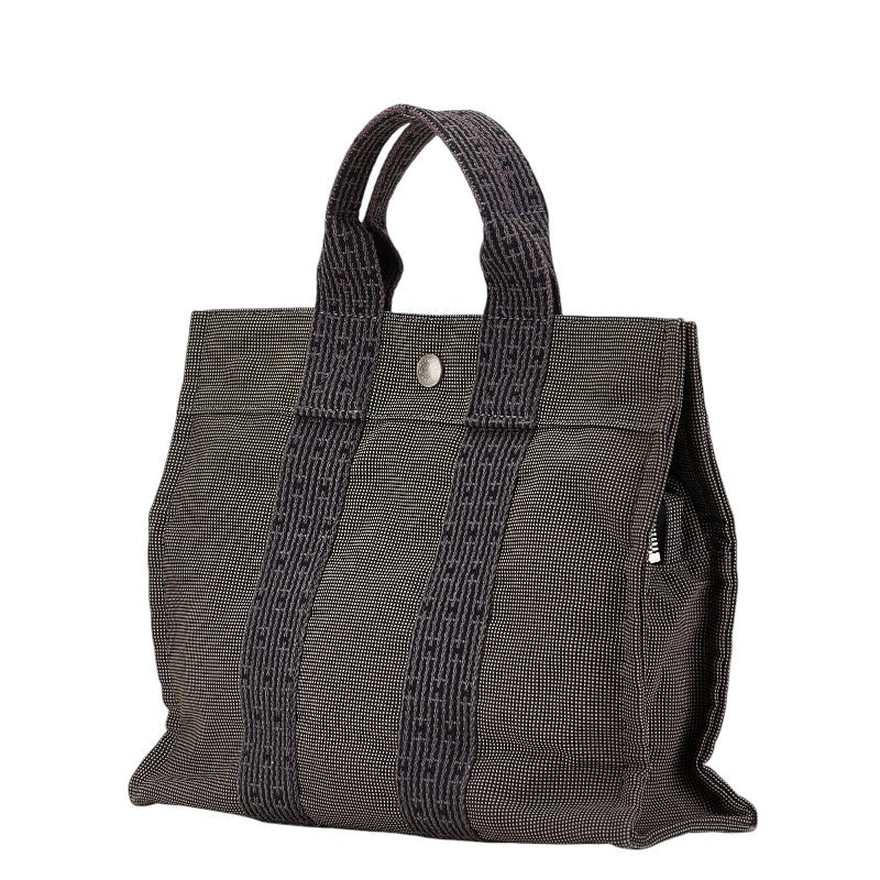 Hermes Herline PM Canvas Tote Bag