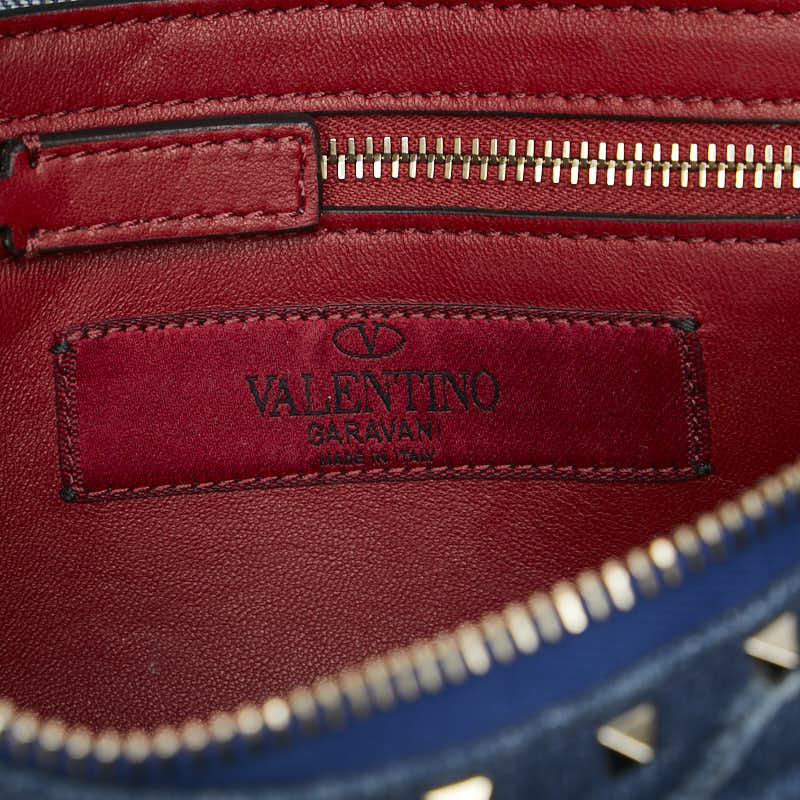 Valentino Denim Studded Body Bag