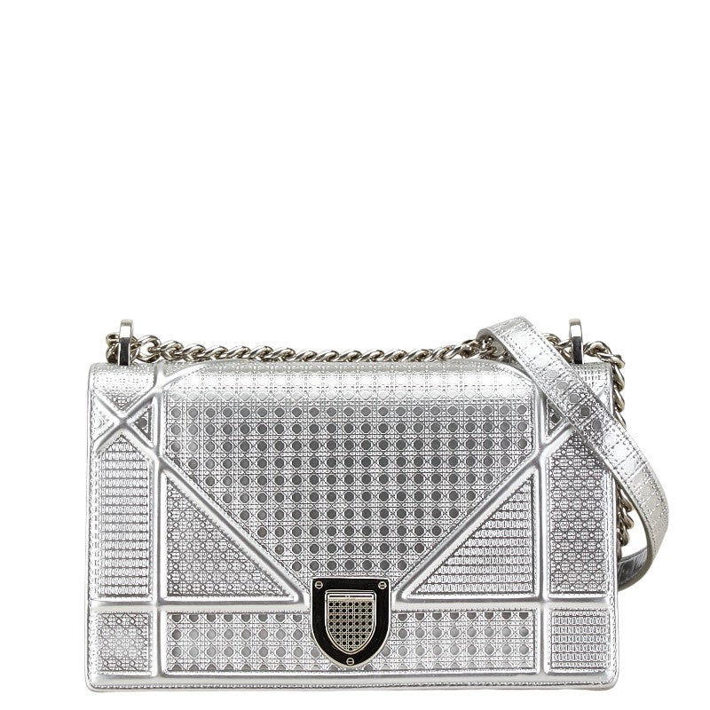 Dior Microcannage Diorama Leather Chain Shoulder Bag